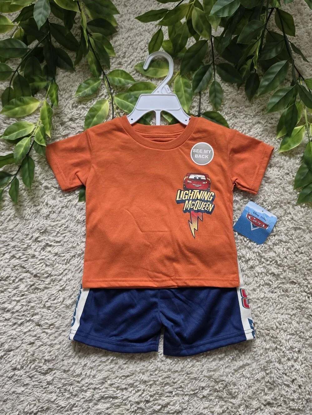 Baby Boy Lightening McQueen Outfit (9-12 Months)